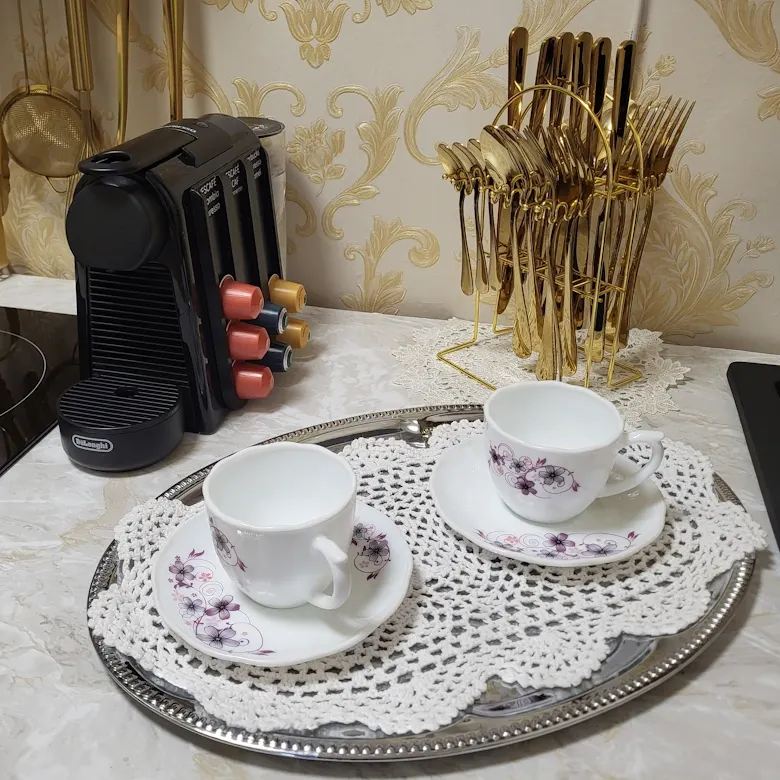 Free coffee and tea with Nespresso machine at Jázmin Apartment Debrecen.